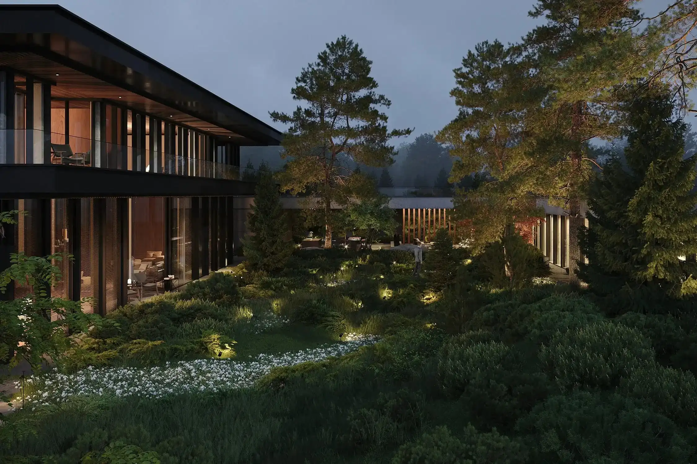 Приглашает природу на участок